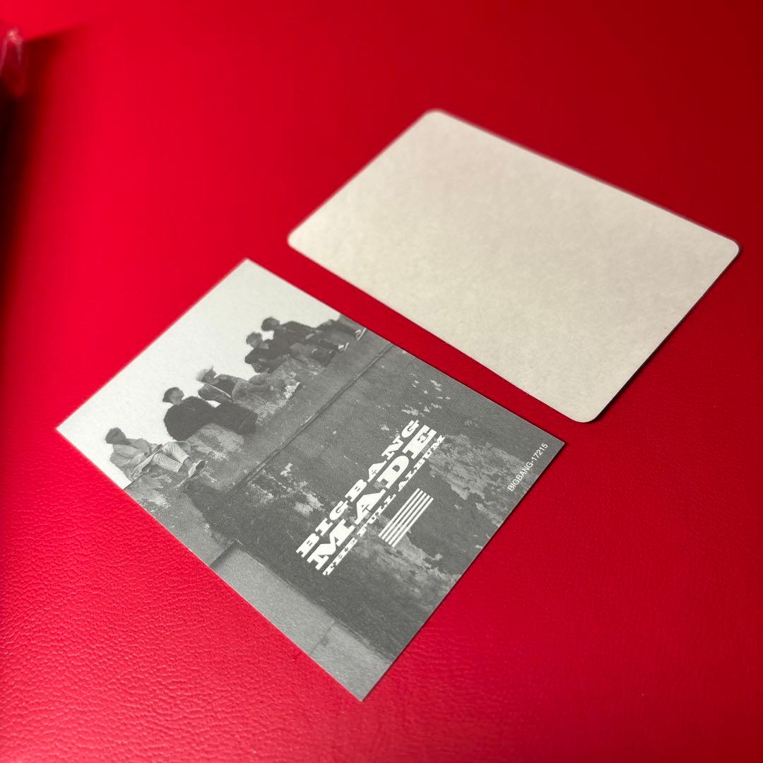 初回 BIGBANG MADE トレカT.O.P