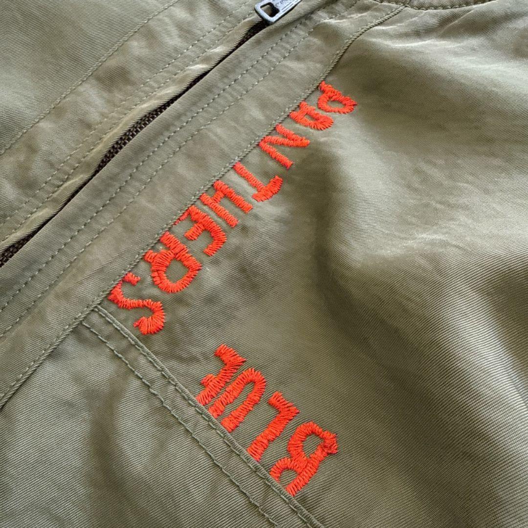 DIESEL 総刺繍 MA-1 ミリタリージャケット フライトジャケット