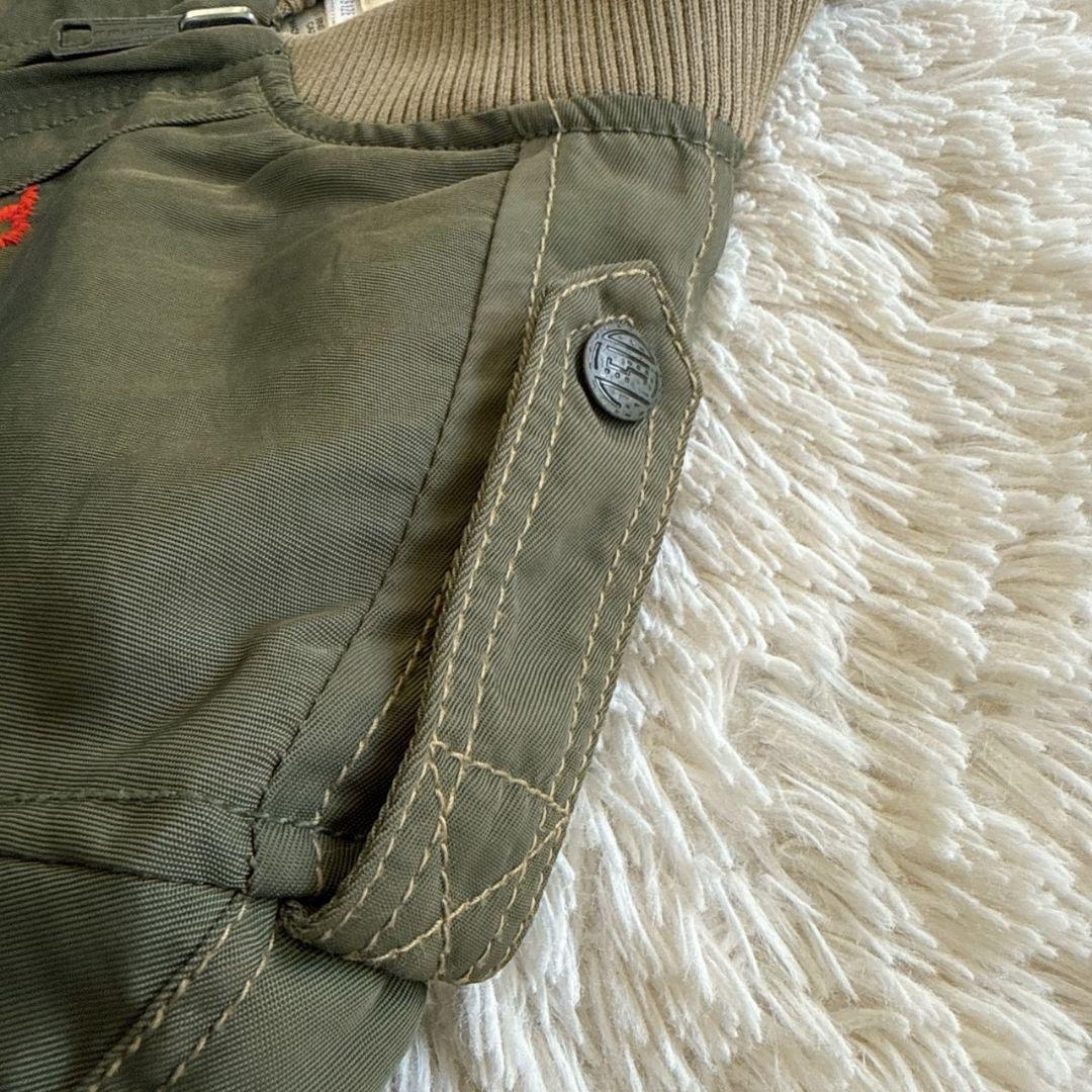 DIESEL 総刺繍 MA-1 ミリタリージャケット フライトジャケット