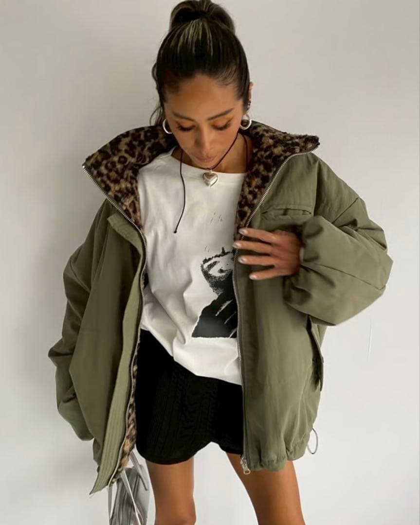 新品sudoリバーシブルジャケット カーキ