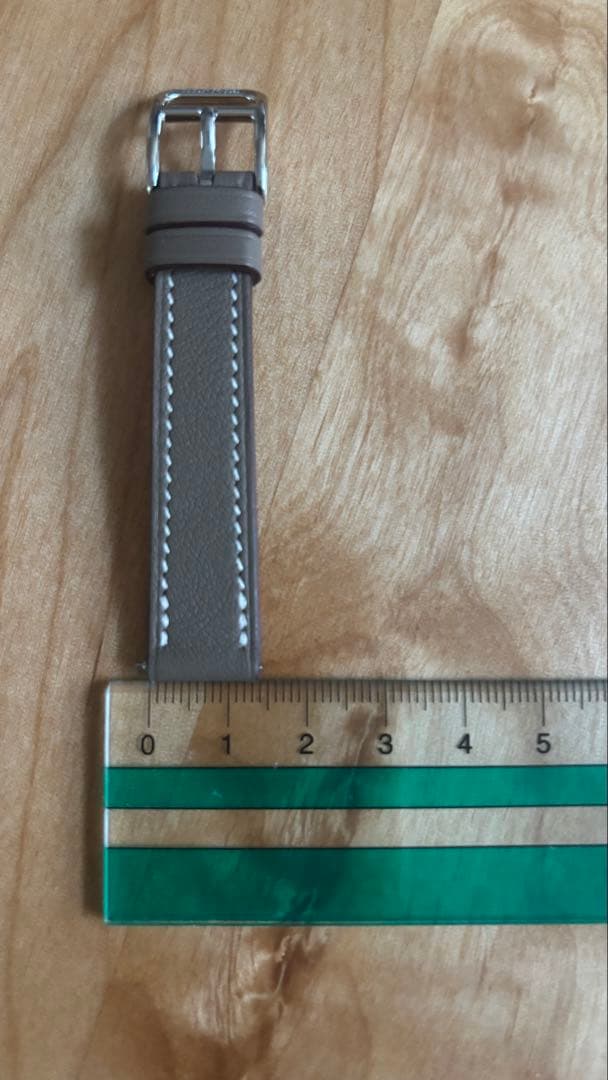 〈未使用〉HERMES ケープコッド　ストラップ　エトゥープ　レザーベルト