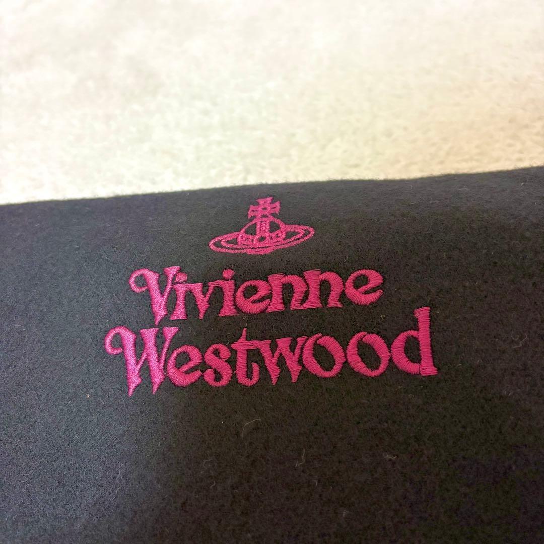 25AW 新品未使用 ヴィヴィアンウエストウッド マフラー オーブ ウール100