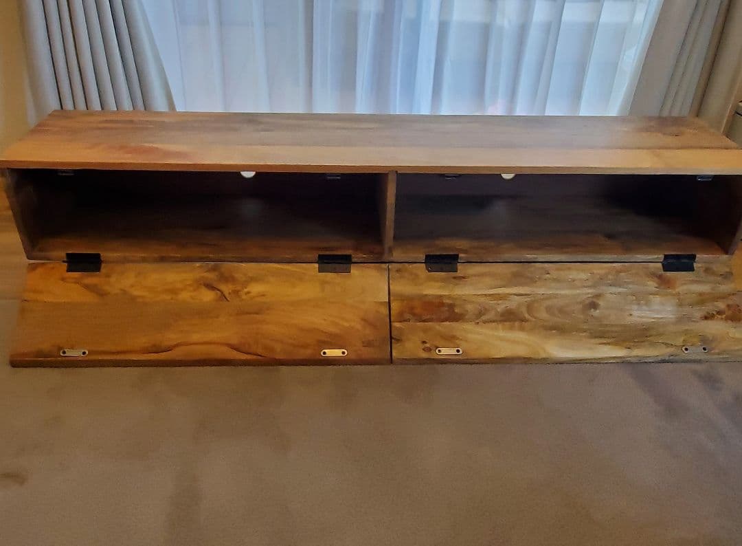 【美品】無垢材　テレビボード　幅140cm