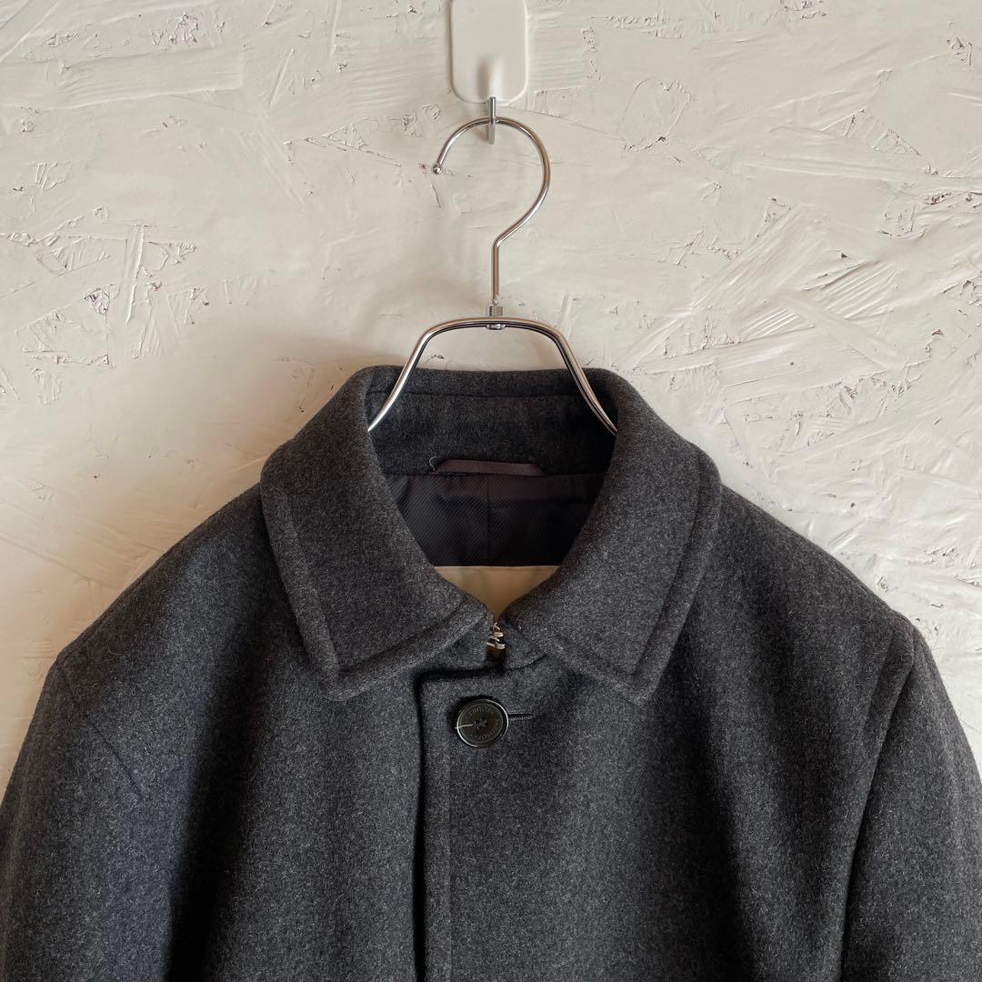 【MACKINTOSH PHILOSOPHY】メルトンウールコート　グレー　38