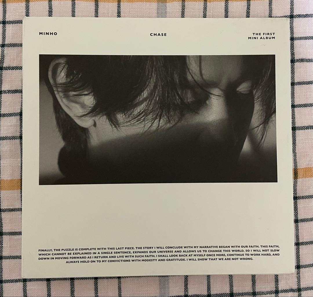 SHINee ミンホ minho chase complete アルバム　白
