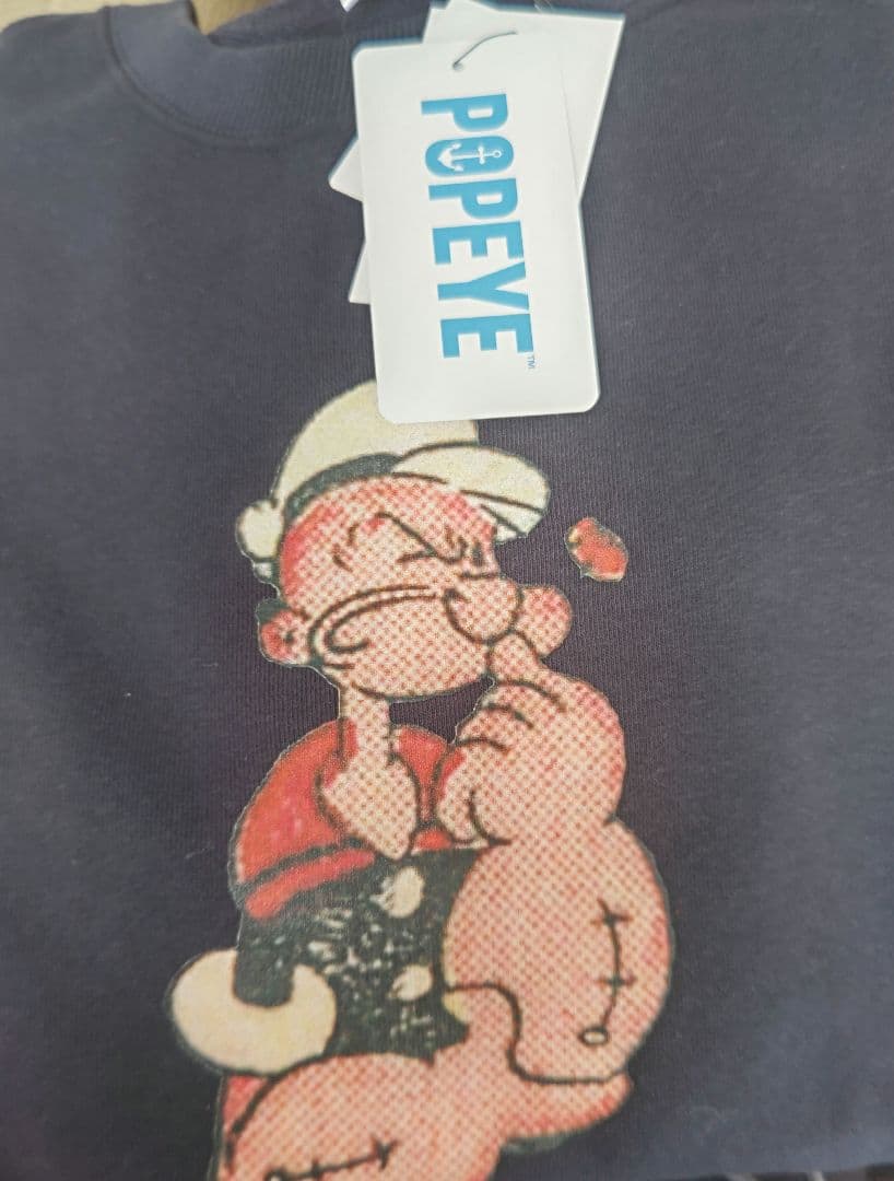 ニコアンド POPEYEスウェットトップス ネイビー ユニセックス