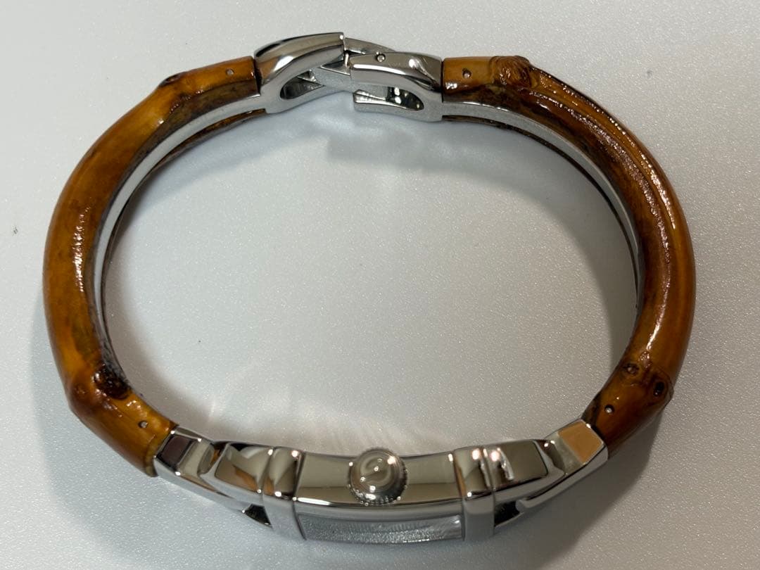 【極美品】GUCCI グッチ 6800L バンブーバングルウォッチ