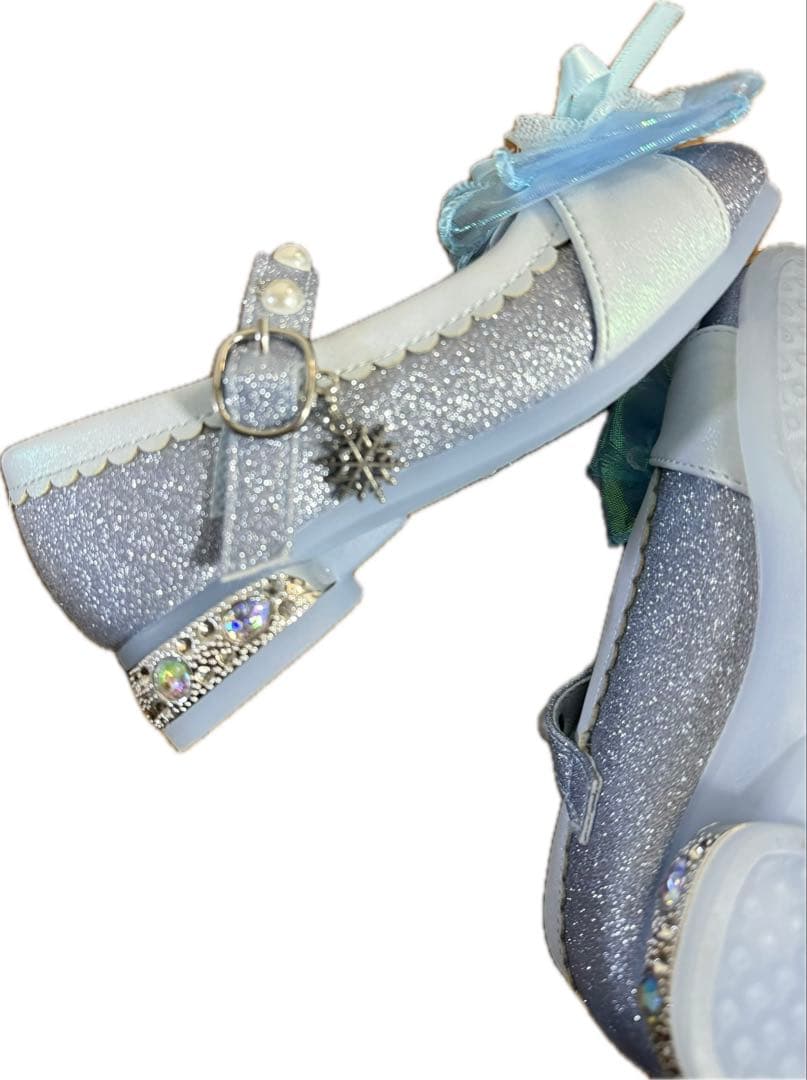 Cottoli シンデレラ 水色ドレス 100 靴17㎝カチューシャ