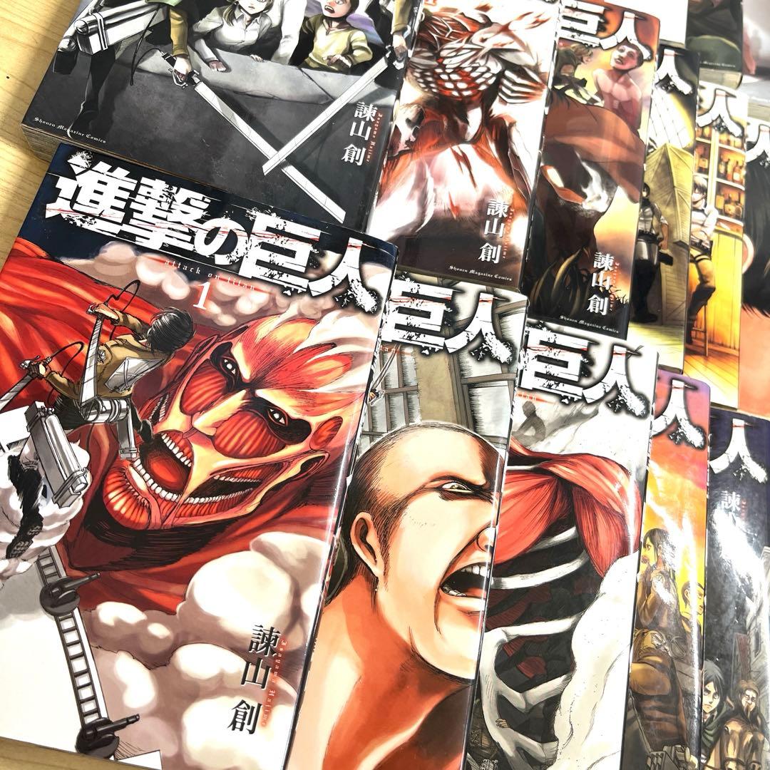 【まとめ売り】進撃の巨人1巻-29巻 スピンオフ1巻-4巻 悔いなき選択1巻2巻