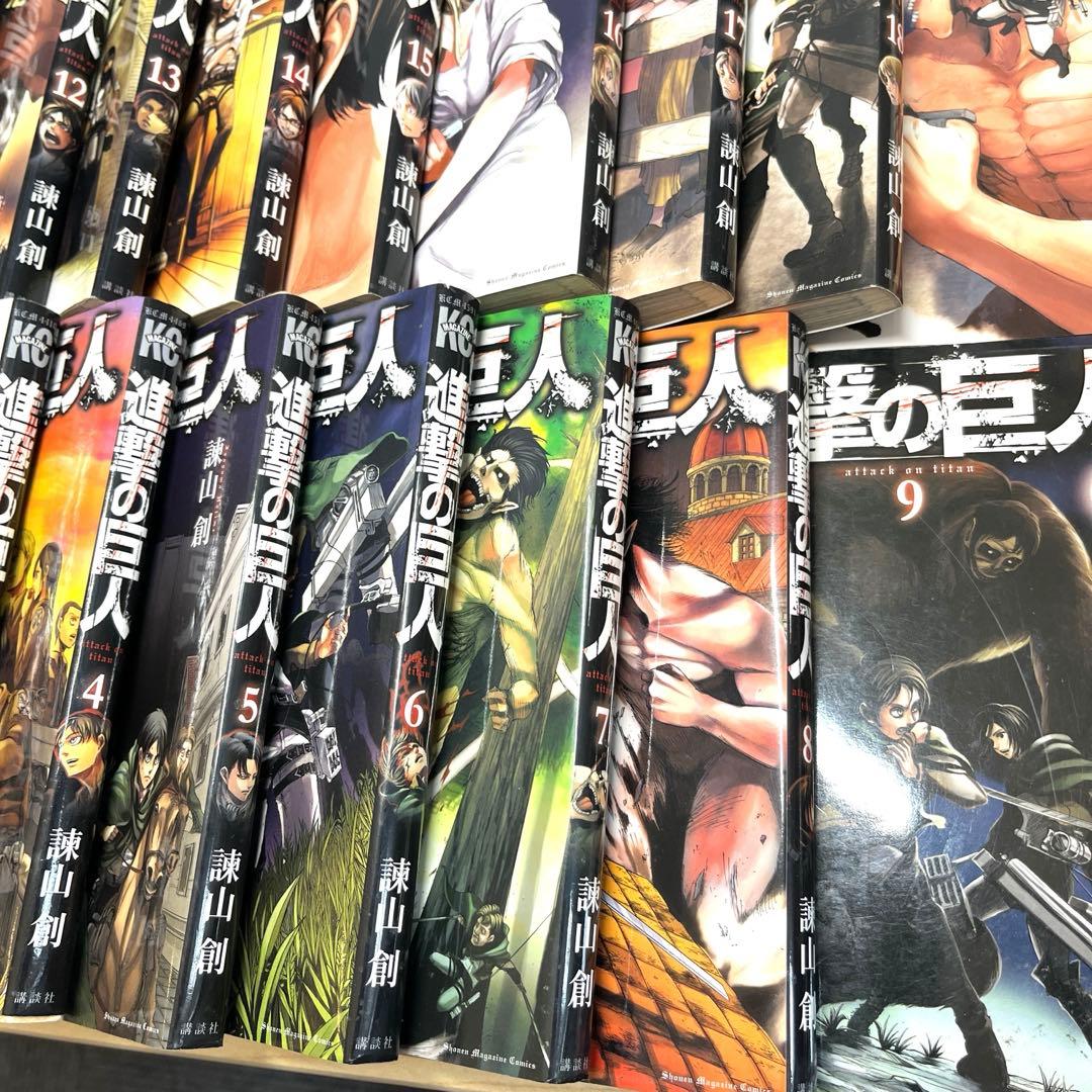 【まとめ売り】進撃の巨人1巻-29巻 スピンオフ1巻-4巻 悔いなき選択1巻2巻