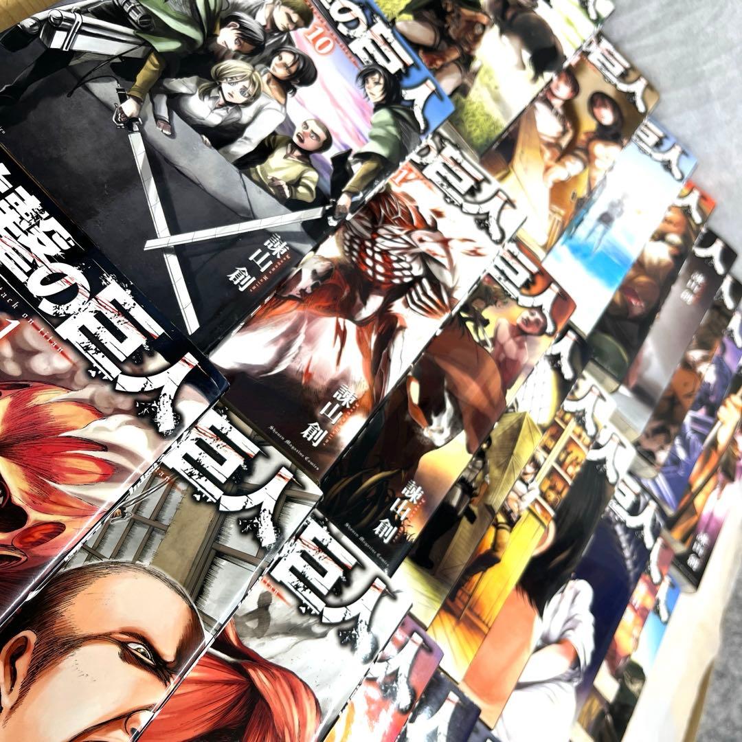 【まとめ売り】進撃の巨人1巻-29巻 スピンオフ1巻-4巻 悔いなき選択1巻2巻