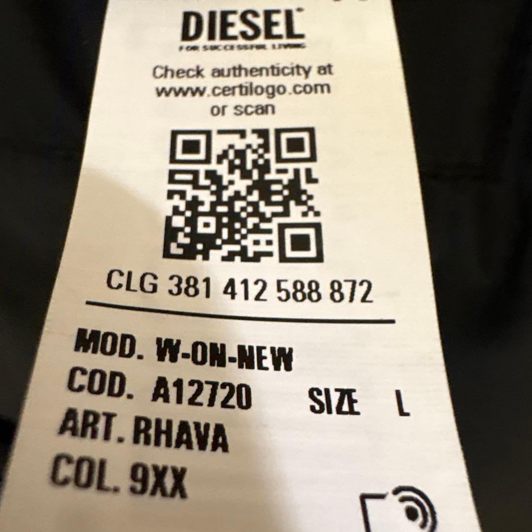 L*N様 DIESEL ブラック MA-1ジャケット　　正規品