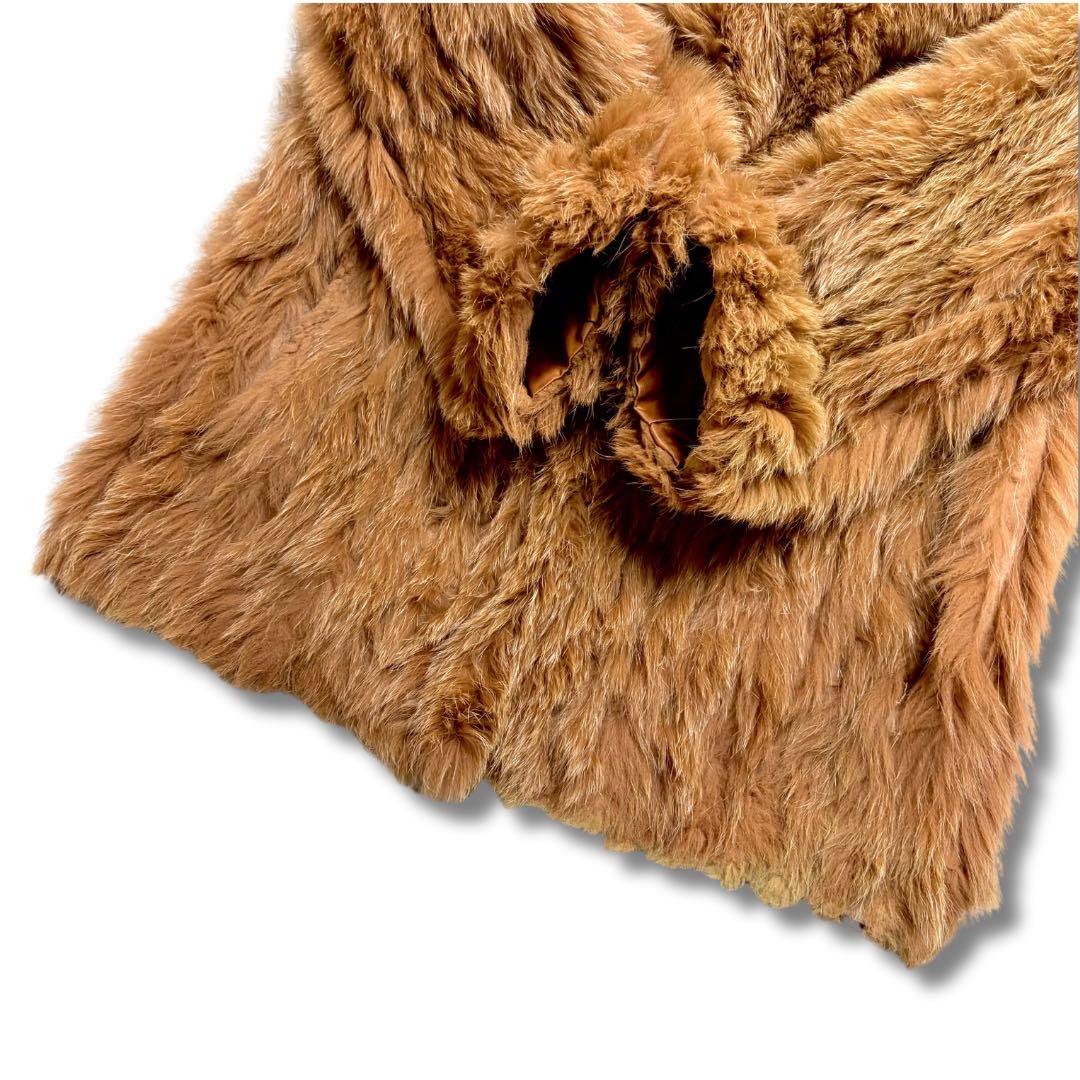 美品✨サガフォックス リアルファーコート 本毛皮 ふわふわ ボリューム感