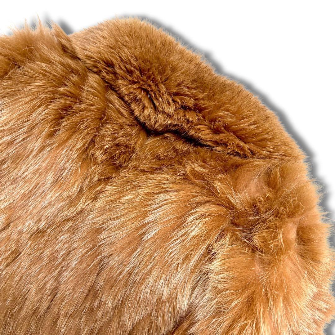 美品✨サガフォックス リアルファーコート 本毛皮 ふわふわ ボリューム感