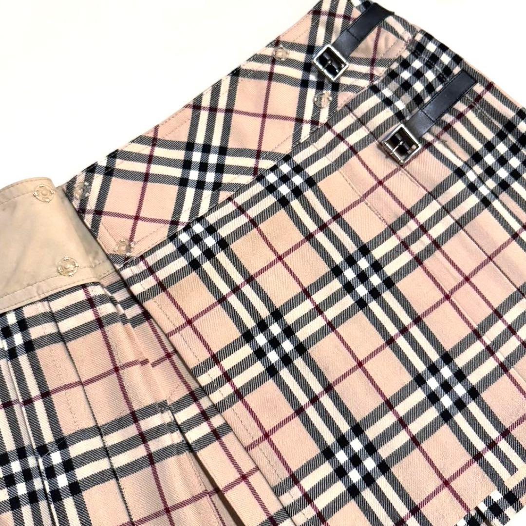 BURBERRY BLUE LABEL チェックプリーツスカート 36