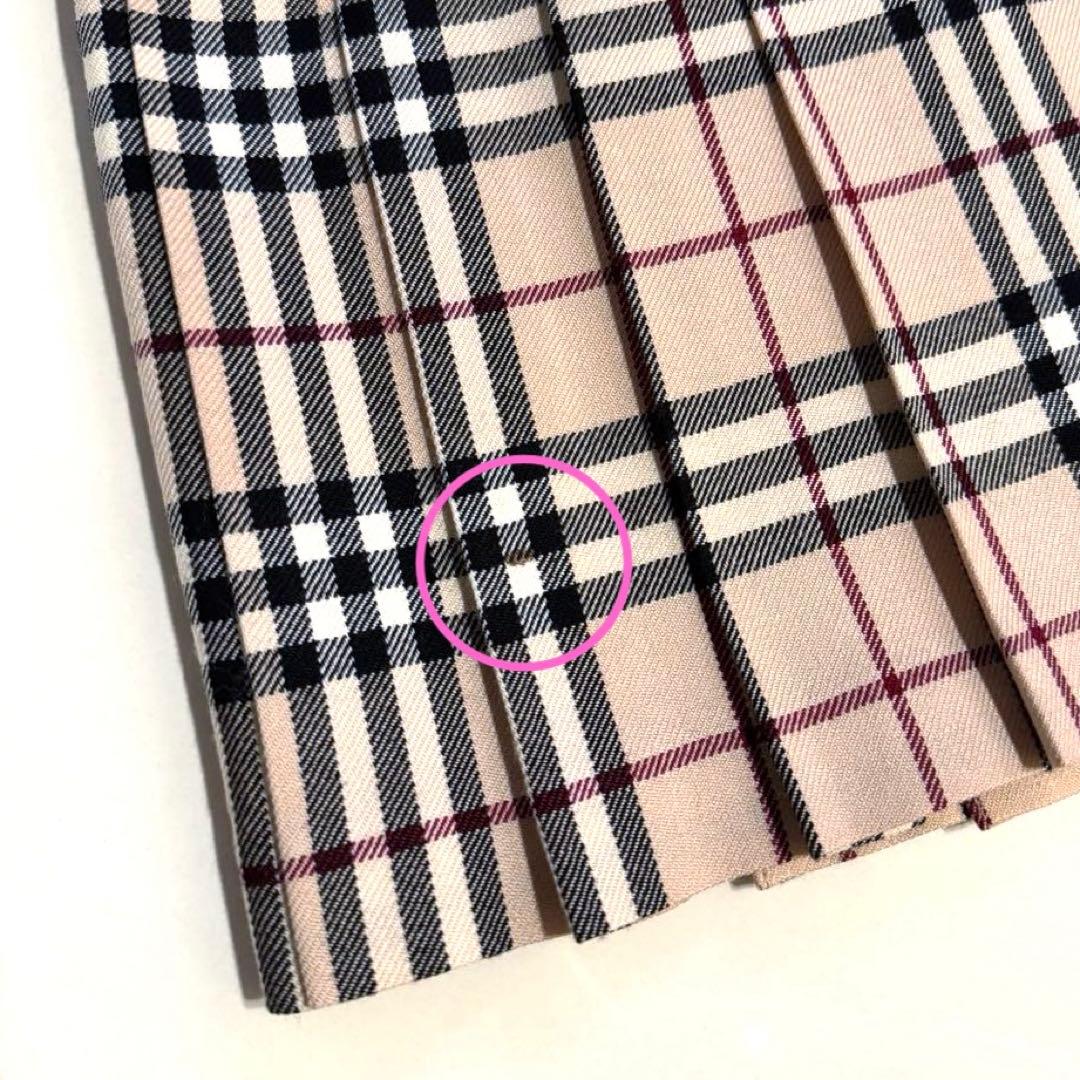 BURBERRY BLUE LABEL チェックプリーツスカート 36
