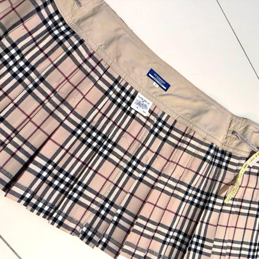 BURBERRY BLUE LABEL チェックプリーツスカート 36