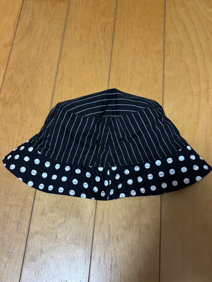 シュプリーム × コムデギャルソンシャツ バケットハット黒 M／L