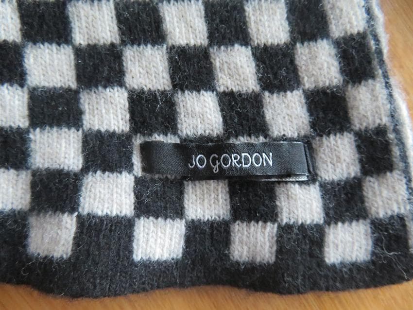 JO GORDON ジョー・ゴードン 大判ロングマフラー スコットランド製