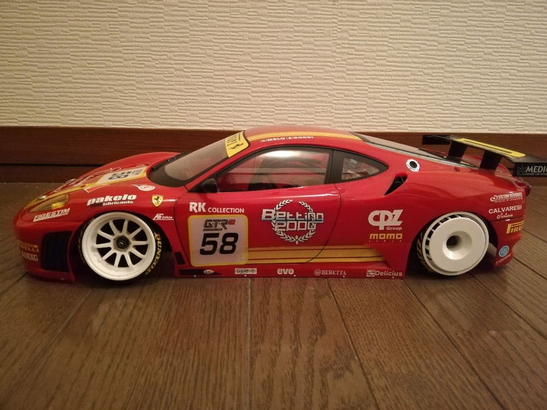 1/10 MJX RC ラジコン ボディ フェラーリ F430GT ドリパケ等
