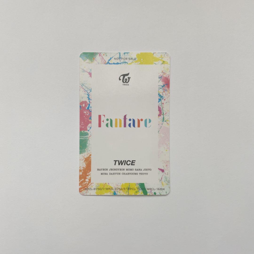 twice fanfare ハイタッチ券 トレカ サナ