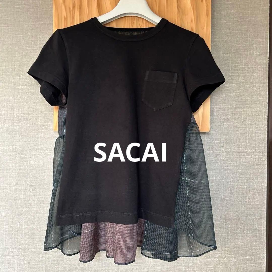 SACAI プルオーバー　タータンチェック　サイズ2