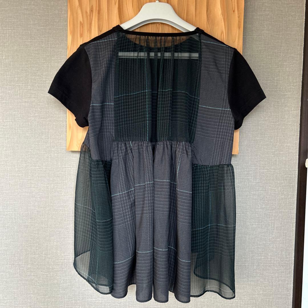 SACAI プルオーバー　タータンチェック　サイズ2