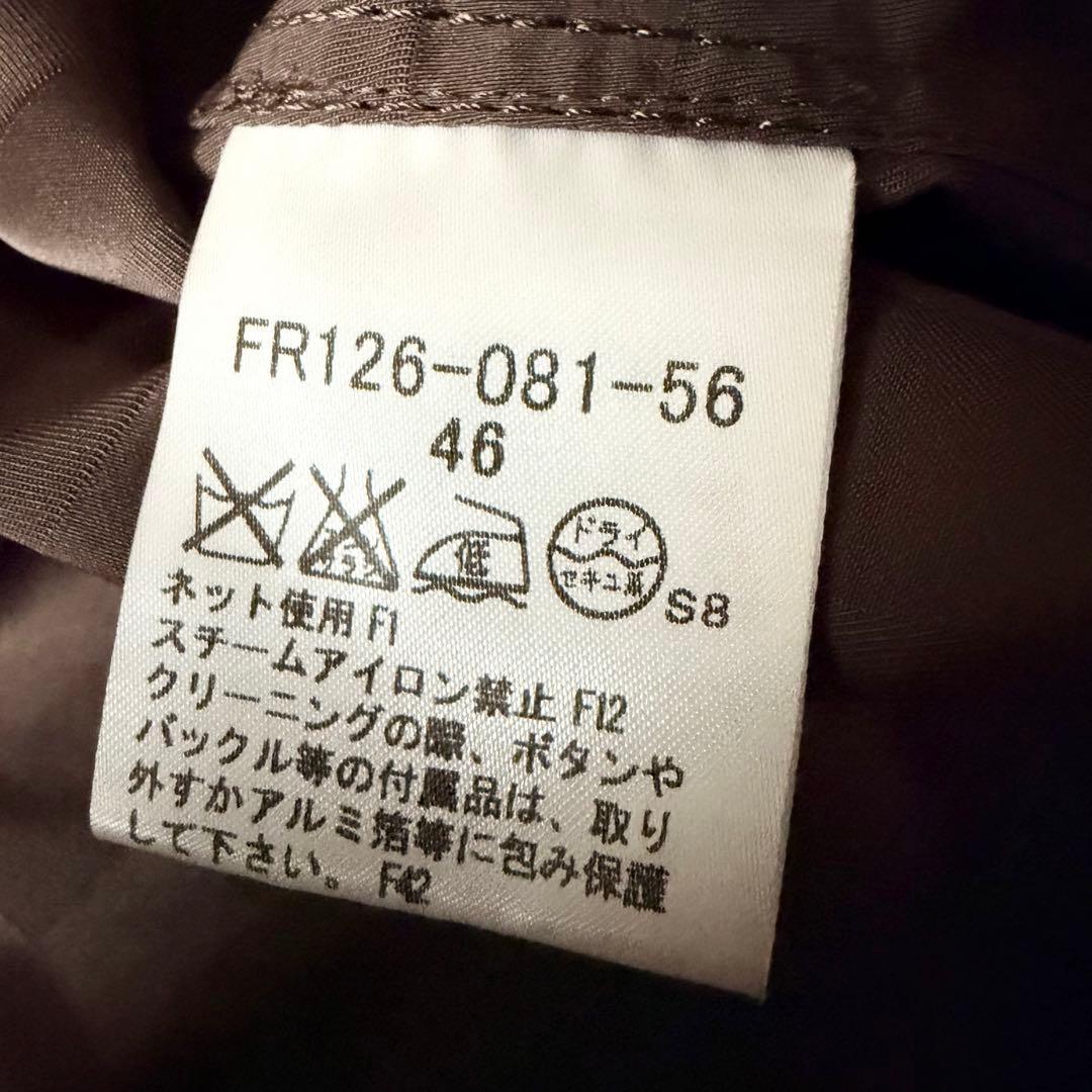 6203 美品✨ バーバリーロンドン トレンチコート 46 シャドーチェック 茶