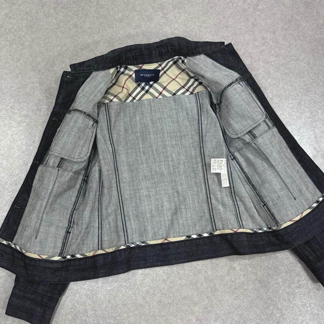 BURBERRY LONDON デニムジャケット Gジャン ノバチェック 40