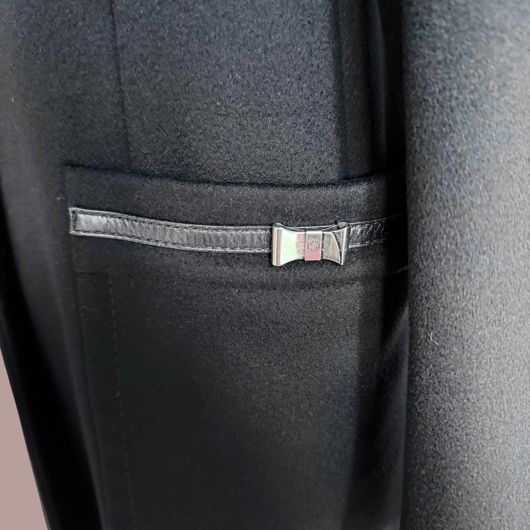 GUCCI ブラック チェスターコート イタリア製 IT44