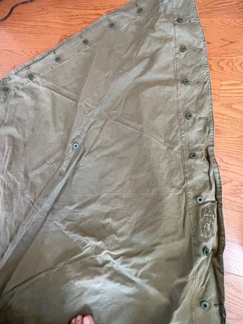 ノルウェー軍幕　単色　4枚セット　used