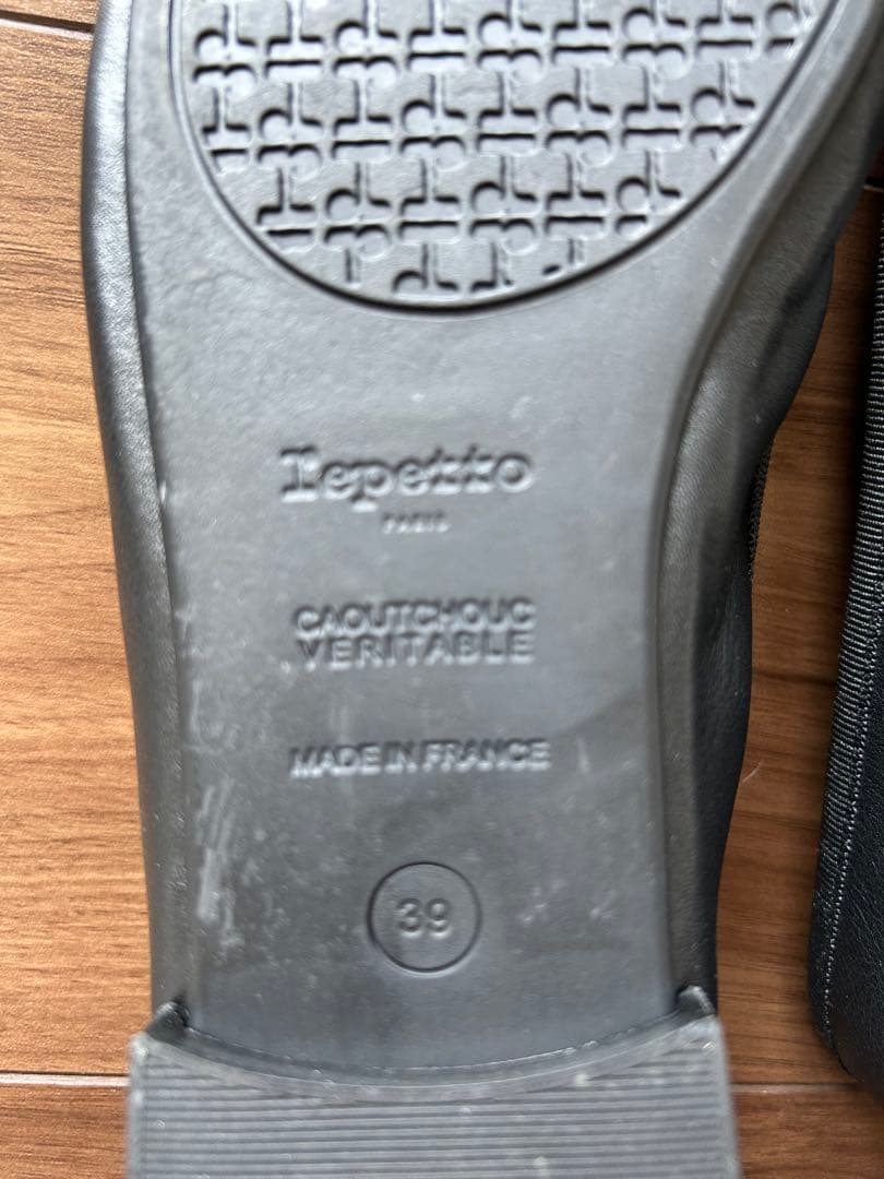 ほぼ新品 レペット Cendrillon gomme ブラック　箱あり　39