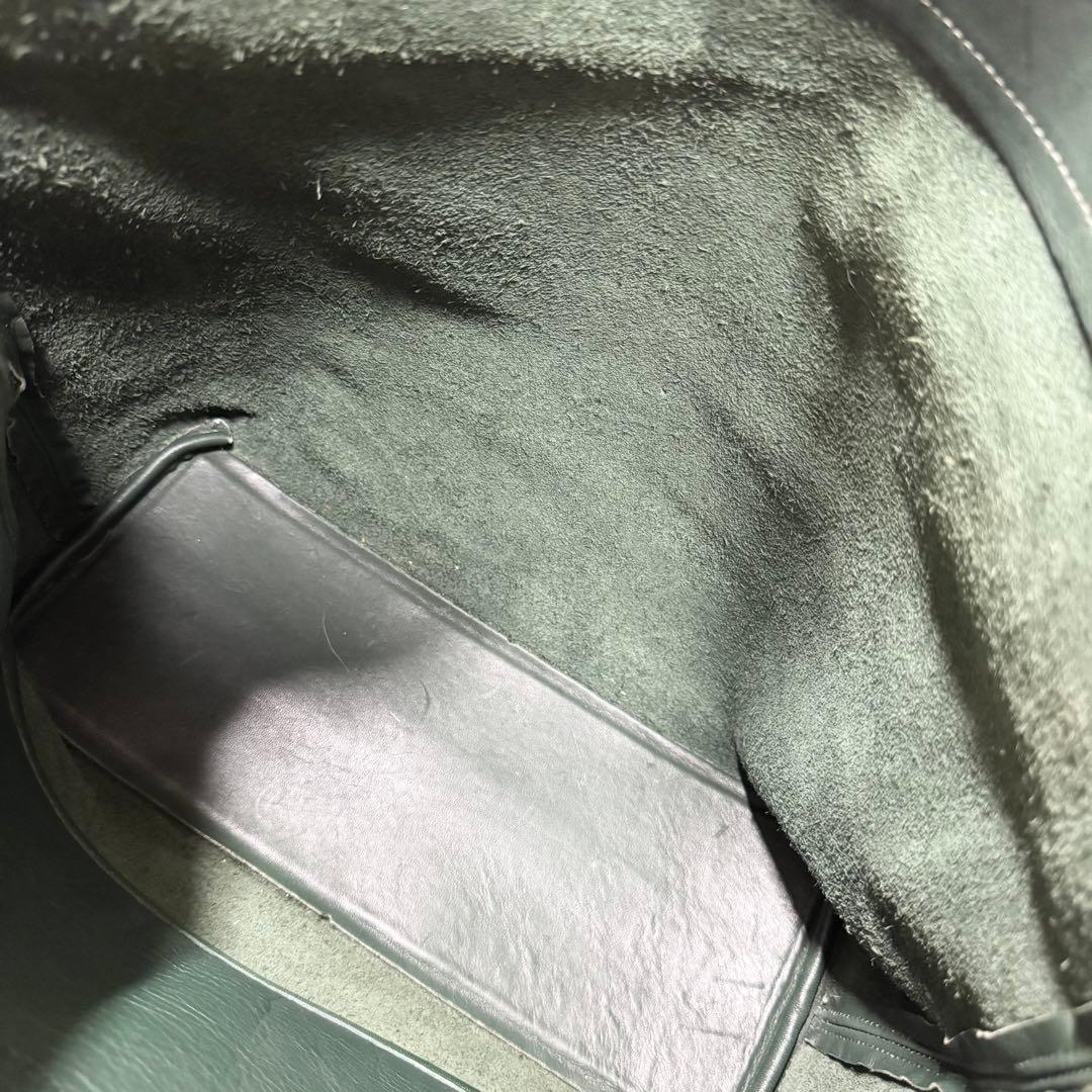 オールドコーチ 4140 トートバッグ カーキ グラブタンレザー 大容量 肩掛け