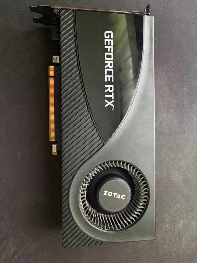 【ジャンク】ZOTAC RTX3060Ti GDDR6 ブラックアウト