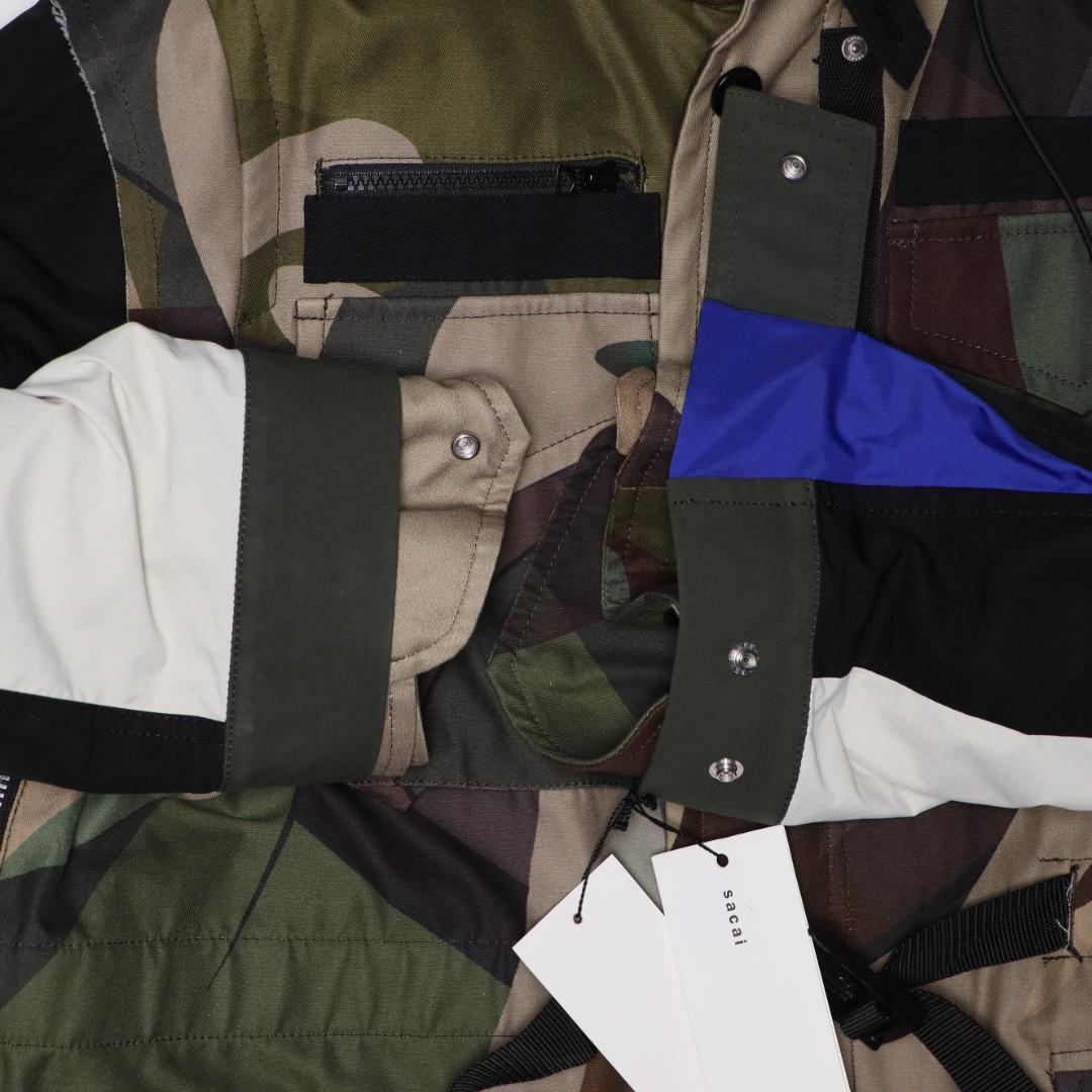 sacai × KAWS 新品 21AW 再構築 オーバーサイズ ジャケット 2