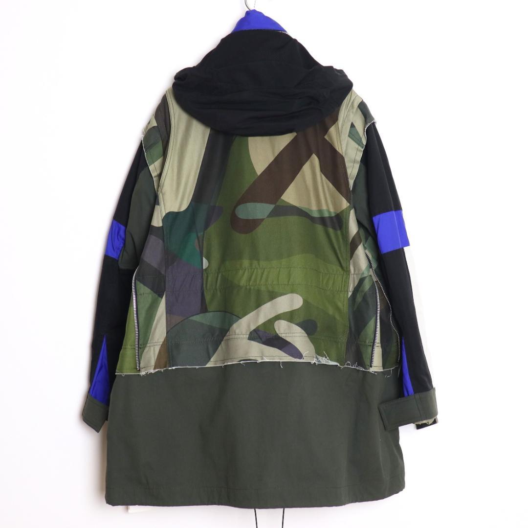 sacai × KAWS 新品 21AW 再構築 オーバーサイズ ジャケット 2