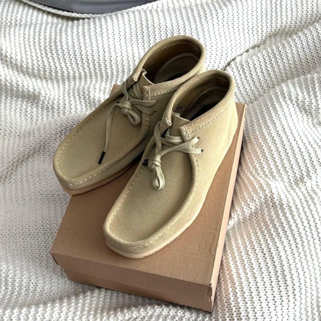 CLARKS Wallabee Boot G-40 ベージュ　クラークスワラビー