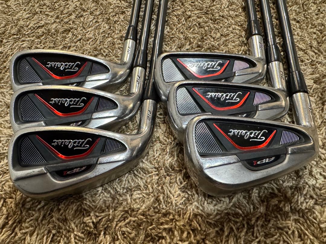 【希少レフティ】タイトリスト AP1 712 アイアン 6本セット フジクラS