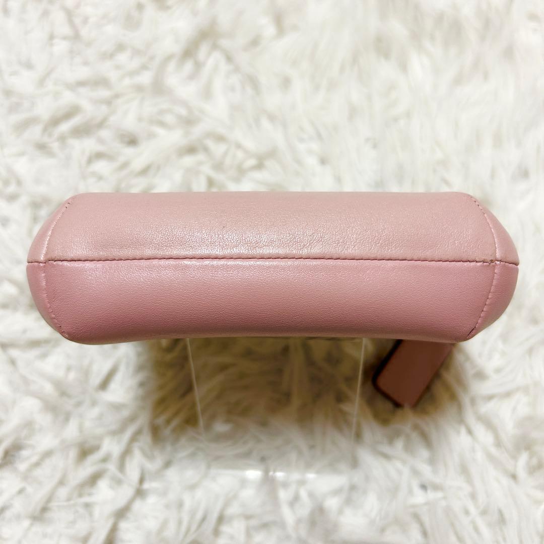 ⭐️現行・極美品⭐️コーチ キスロック がま口 ケース ポーチ ピンク