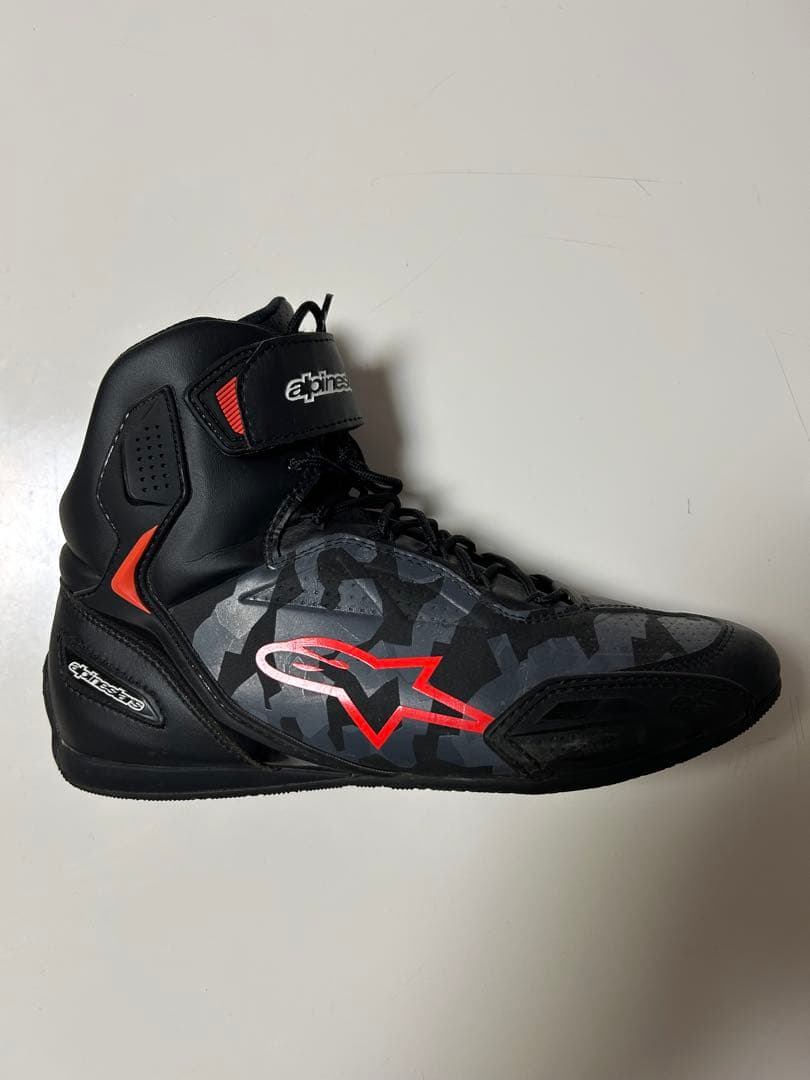 Alpinestars バイク用靴 ブラック/カモフラージュ