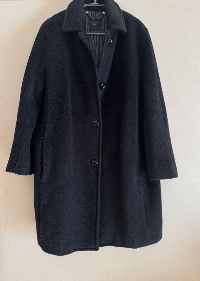 WEEKEND Max Mara 黒　ウールコート