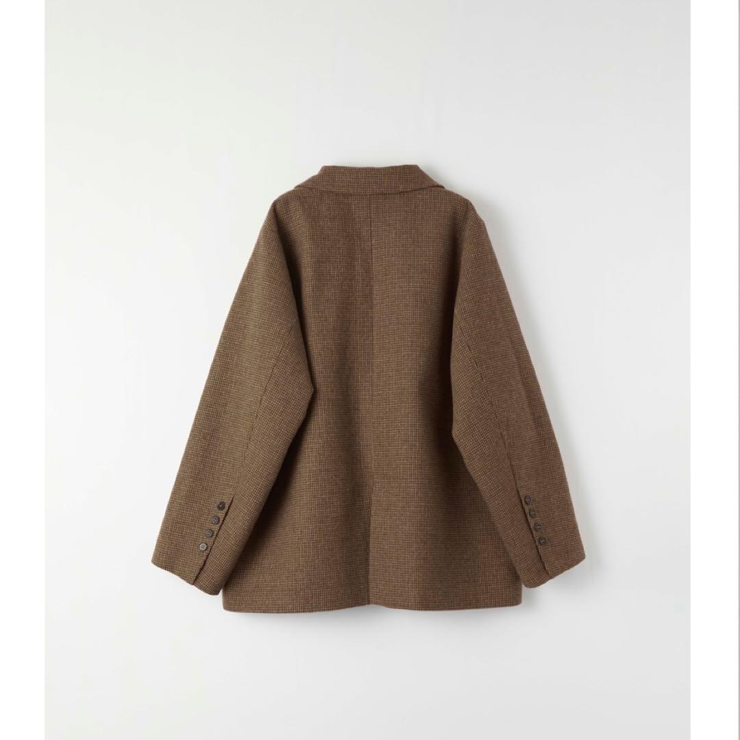 dium.チェックテーラードジャケット
