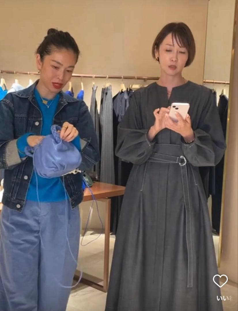 ebure エブール デニムライクワンピース36 新品