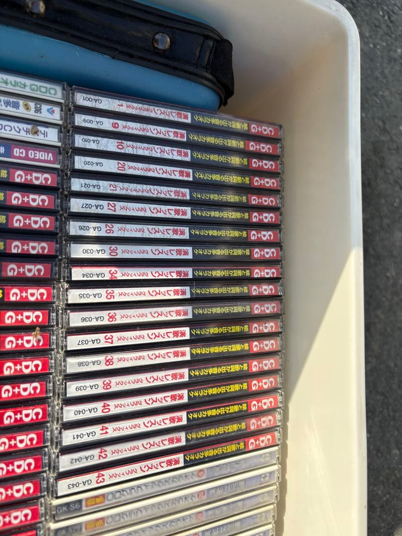 大量　カラオケCD/DVD 300枚以上　まとめ　演歌　レッスン