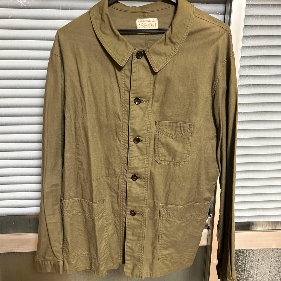 BONCOURA カバーオール サイズ40 オリーブ