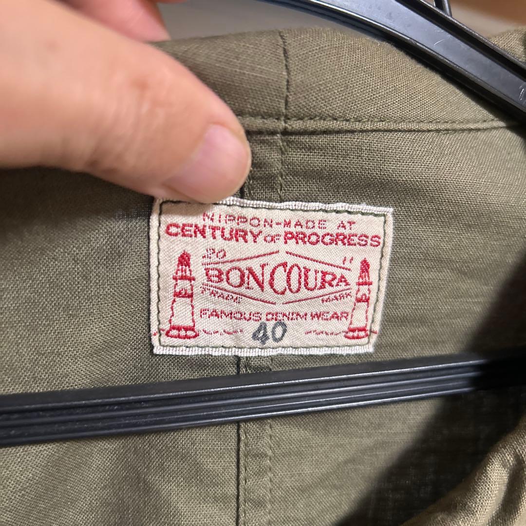 BONCOURA カバーオール サイズ40 オリーブ