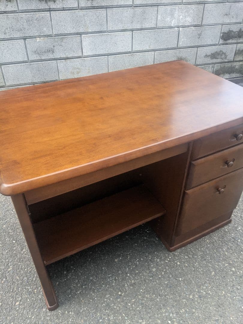 カリモク　片袖 デスク 引き出し 学習机 勉強机 書斎机