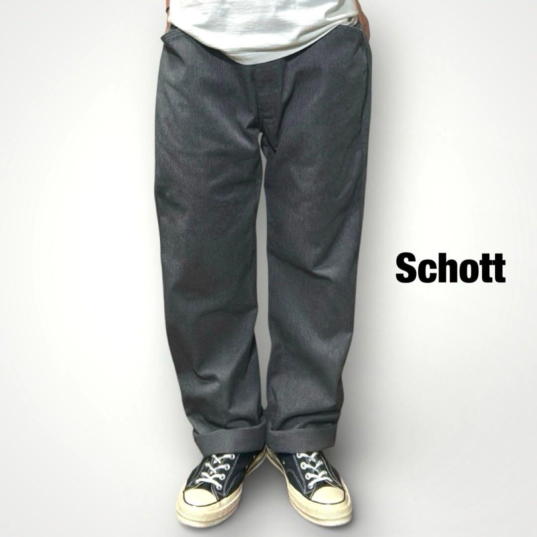 Schottフリスコワークパンツ TCツイル 36 日本製 バイカー アメカジ