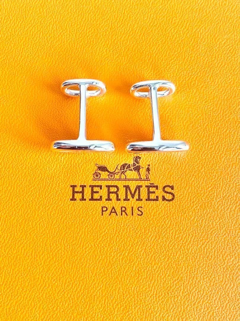 HERMES エルメス 925シルバー シェーヌダンクル カフリンクス カフス
