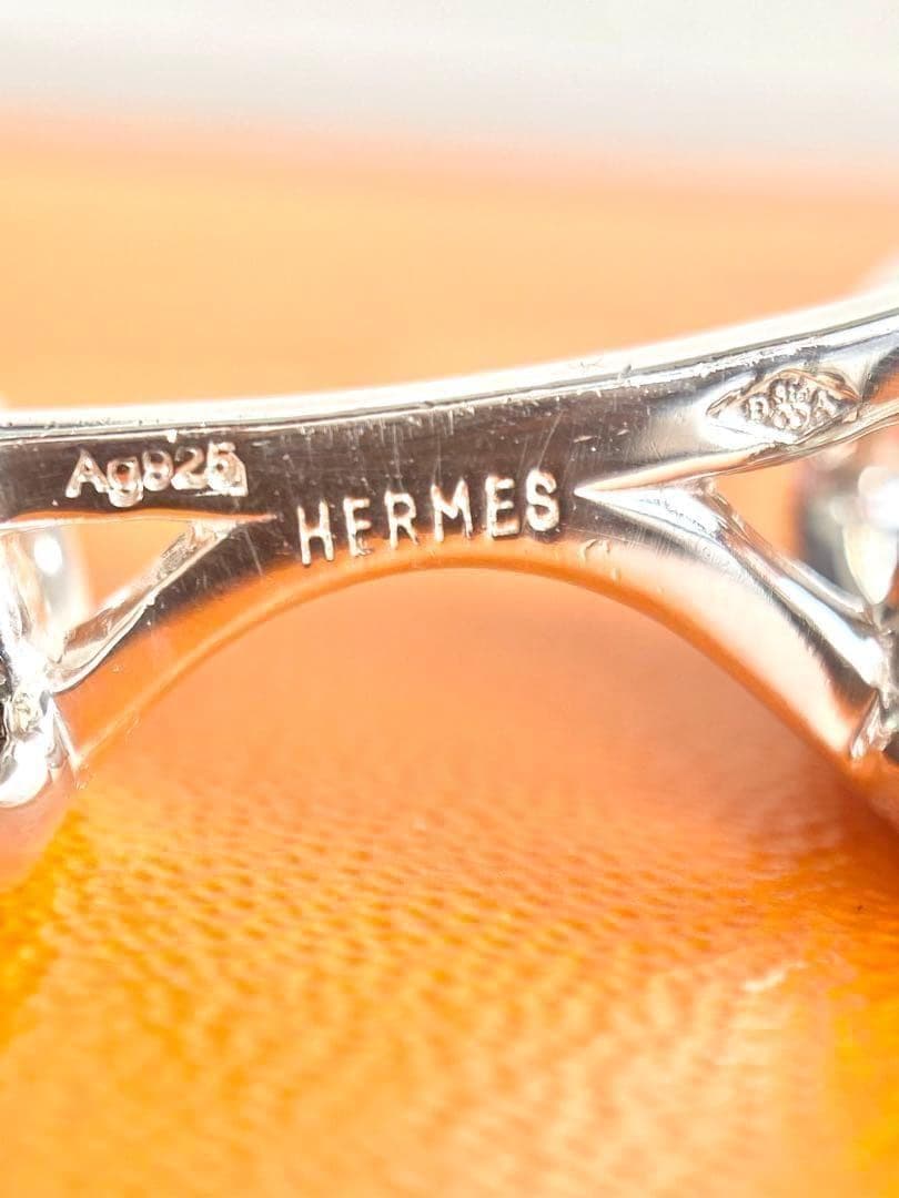 HERMES エルメス 925シルバー シェーヌダンクル カフリンクス カフス